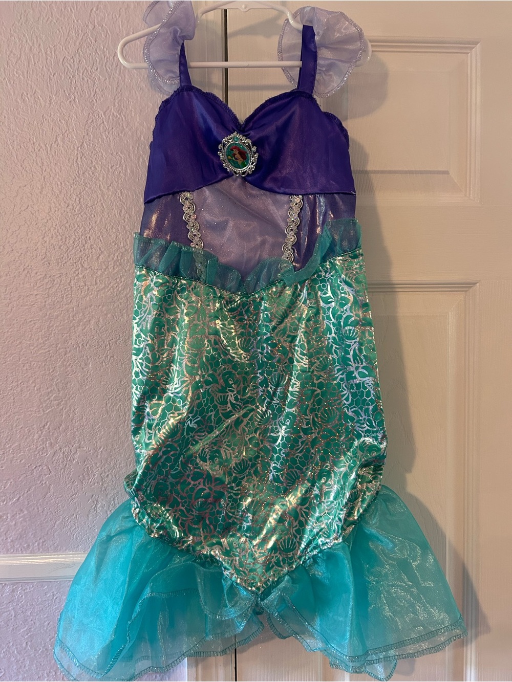 Disney Purple and Teal Ariel-Inspired Mermaid Costume Dress